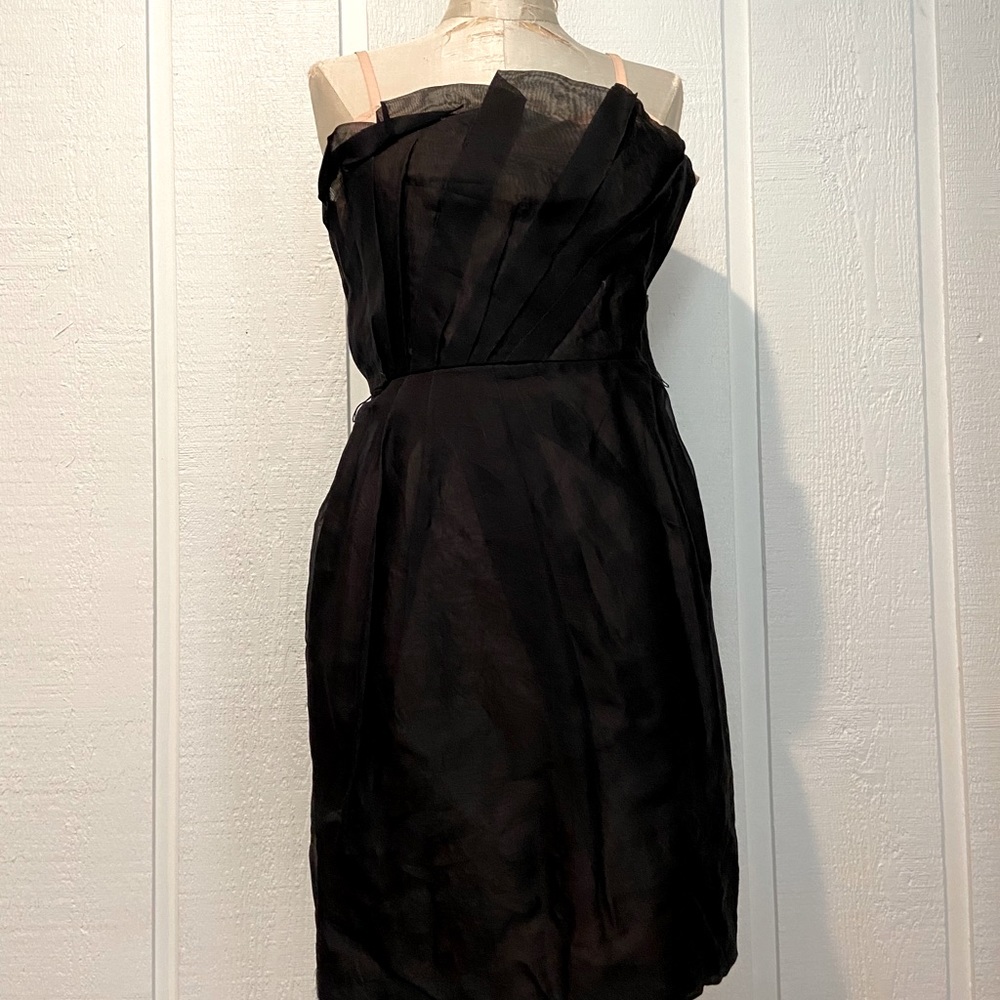 Marc by Marc Jacobs Silk Chiffon Black Dress